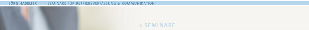 Haselier Seminare Seminare